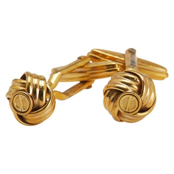 Dunhill Cufflinks Gold Plated Men's